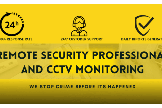 do remote cctv monitoring and surveillance and report hourly