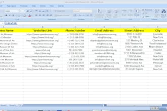 do contacts and email research ,data collection etc