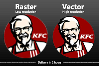 redesign, trace, redraw, modify, revamp any logo