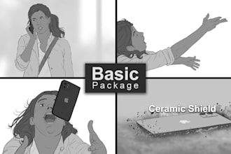 do storyboard for commercial, film, book, music video, tvc