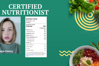 calculate nutrition information for your recipes