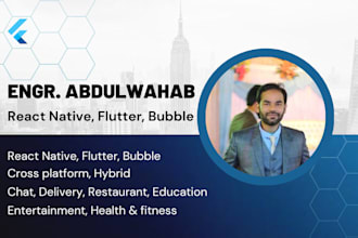 develop mobile apps using flutter and bubble