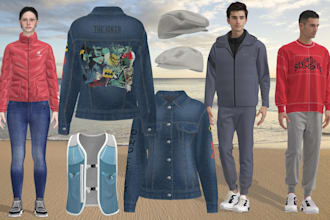 create 3d fashion design mockup in 24 hours in clo3d