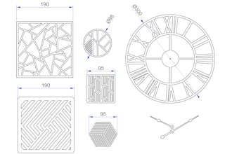 make dxf files for cnc laser, plasma or water jet