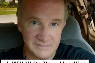 write you a persuasive headline and content