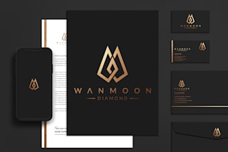 create luxury modern minimalist logo design for your business