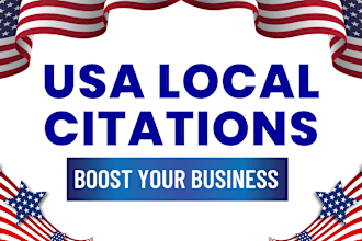 build USA local citations and directory submission link building for local SEO