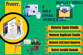 provide bulk email verification, clean, and bounce testing for your email list