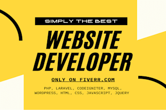 be your php laravel developer