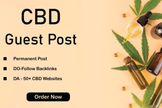 do cbd guest post links with dofollow on high da cbd site