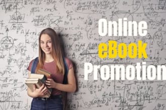 promote and advertise book or ebook at blog