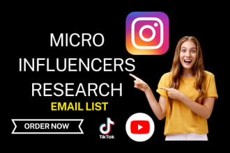find micro instagram influencers leads
