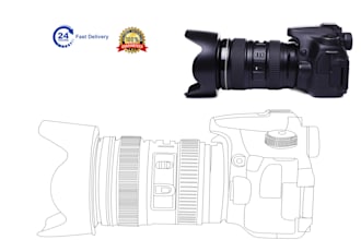 draw a detail vector line art illustrations your product