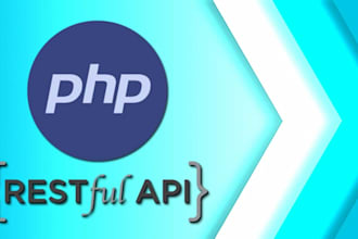 develop rest API and custom script in PHP with mysql db