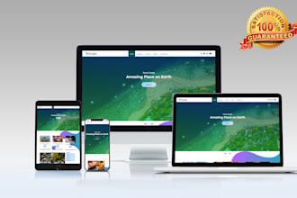 create modern responsive website with active contact form