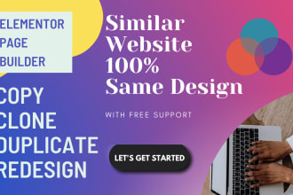 design duplicate copy clone wordpress website elementor expert woocommerce astra