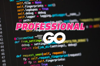develop your application in golang go