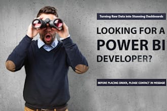 work as data analyst and power bi dashboard expert