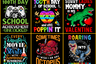 do bulk t shirt design for print on demand business
