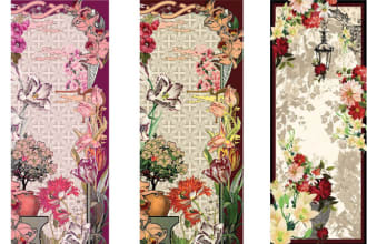 design scarf and shawls textile designs