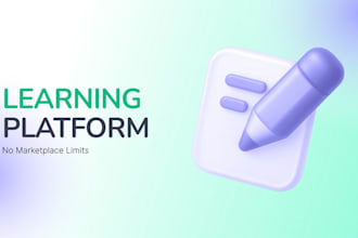 develop a custom educational app for web and mobile