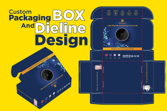 make die lines for custom box packaging dieline cut lines design