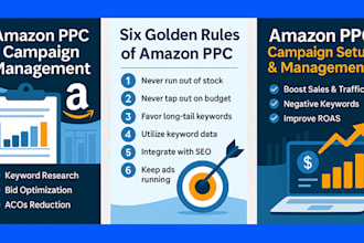 setup and manage amazon ppc campaigns and advertising ads