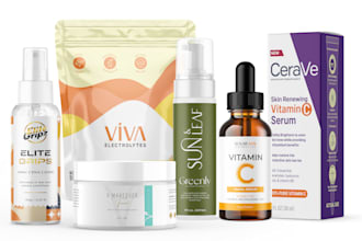 make attractive product label and packaging box design