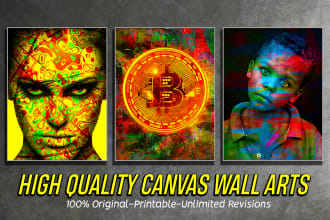 create amazing canvas wall art designs