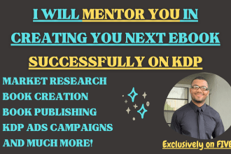 coach you to make passive income making ebooks on amazon kdp
