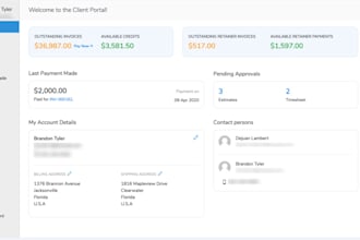 design client portal or customer portal for you