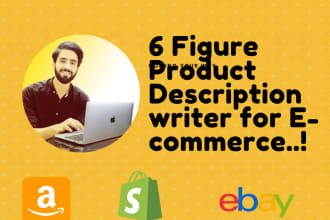 write product description that convert amazon shopify product copywriting
