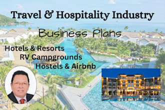 craft business plans for hotels, resorts, rv campgrounds, and lodgings