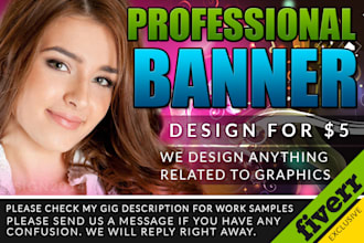 design AWESOME Banner, header, Anything