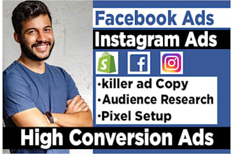 be your shopify facebook ads expert manager