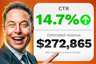 design CTR boosting youtube thumbnail in 7 hrs only