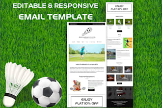 design mailchimp email and newsletter template