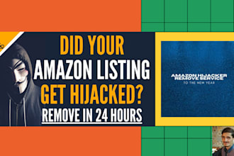 report and remove amazon listing hijacker