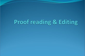 do quality proof reading Service 3500 in 24 Hrs