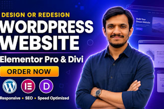 redesign wordpress website, elementor pro webdesign and wordpress blog