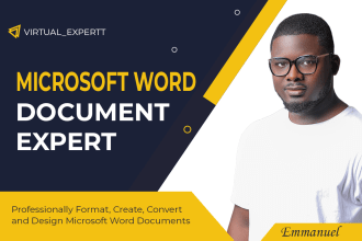 format and design your microsoft word document