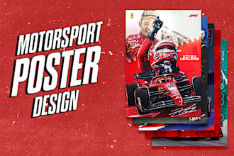 design professional formula 1, motorsport poster