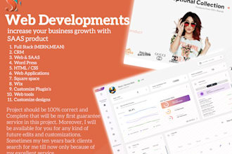 build your website saas and mobile app development