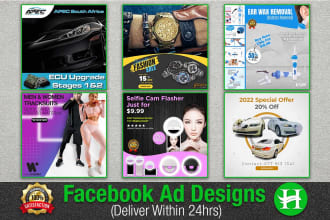 design high quality pictures for facebook ads, instagram ads