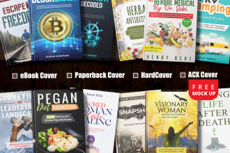 design unique kdp ebook, paperback cover