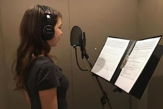 record a chinese female dubbing of 200 words and 5 dollars