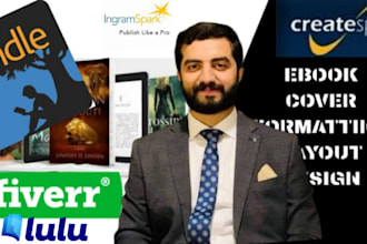 be your formatting and publishing assistant for amazon KDP lulu and ingramspark