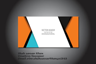 design a professional web banner,social media design,header,ads