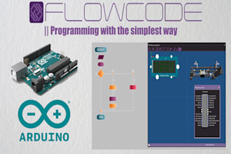 make you a program in arduino using flowcode