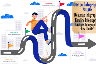 design your infographics or roadmap